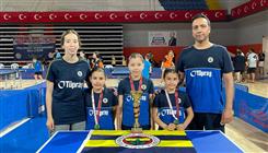 Frankfurt Derneği Fenerbahçe Minik Kız Masa Tenisi Takımımız Türkiye Şampiyonu oldu